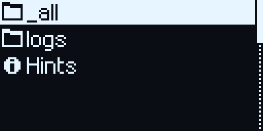 Root Directory Showing _all Folder