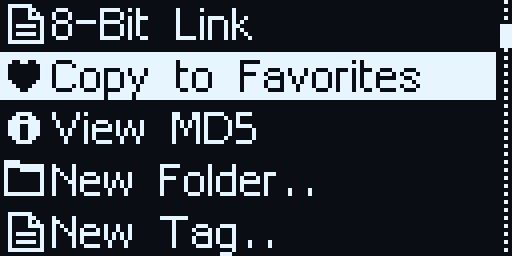 File Context Menu Copy to Favorites